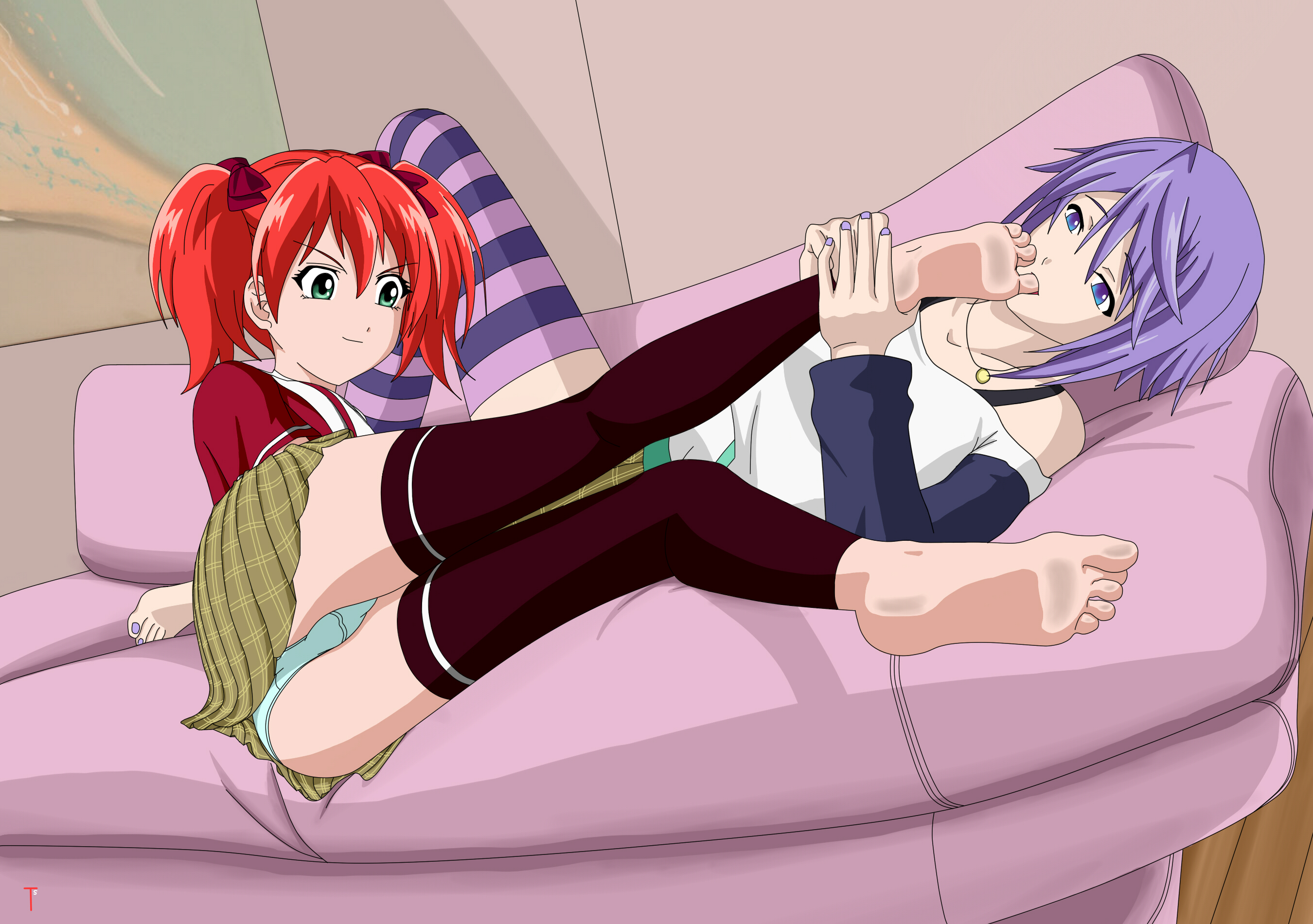 Hentai Lesbian Feet Porn - Anime feet lesbian â¤ï¸ Best adult photos at lesbians.vip